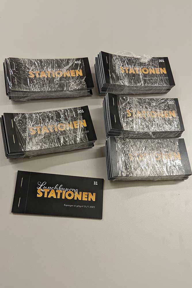 Lunchkuponger till Stationen