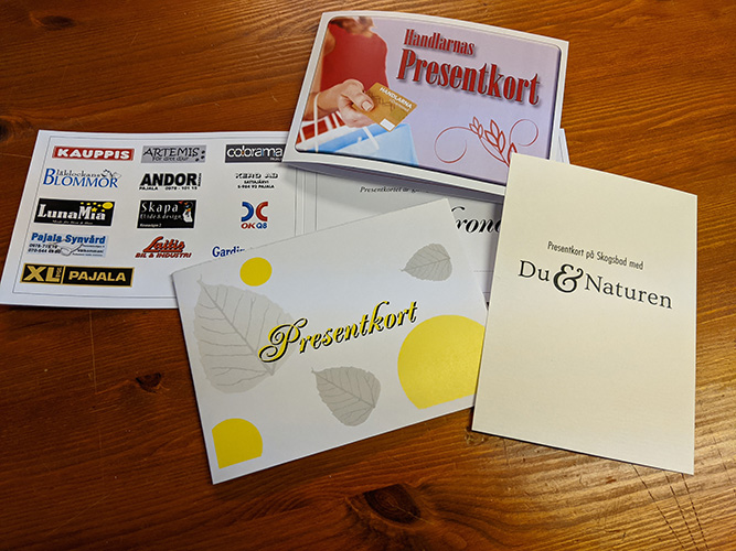 Presentkort