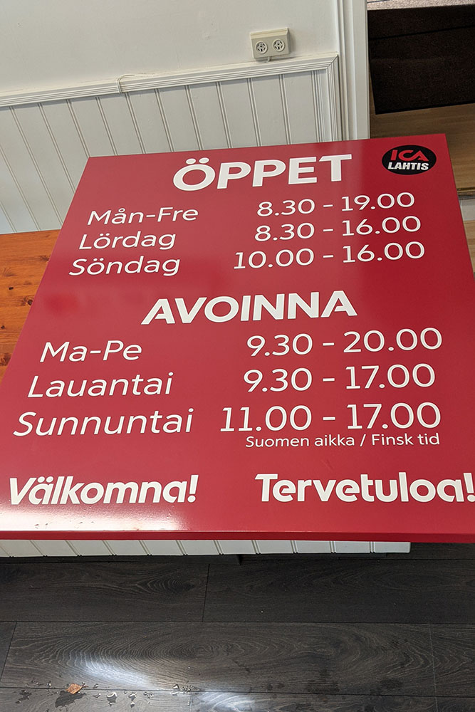 ICAs Öppettider