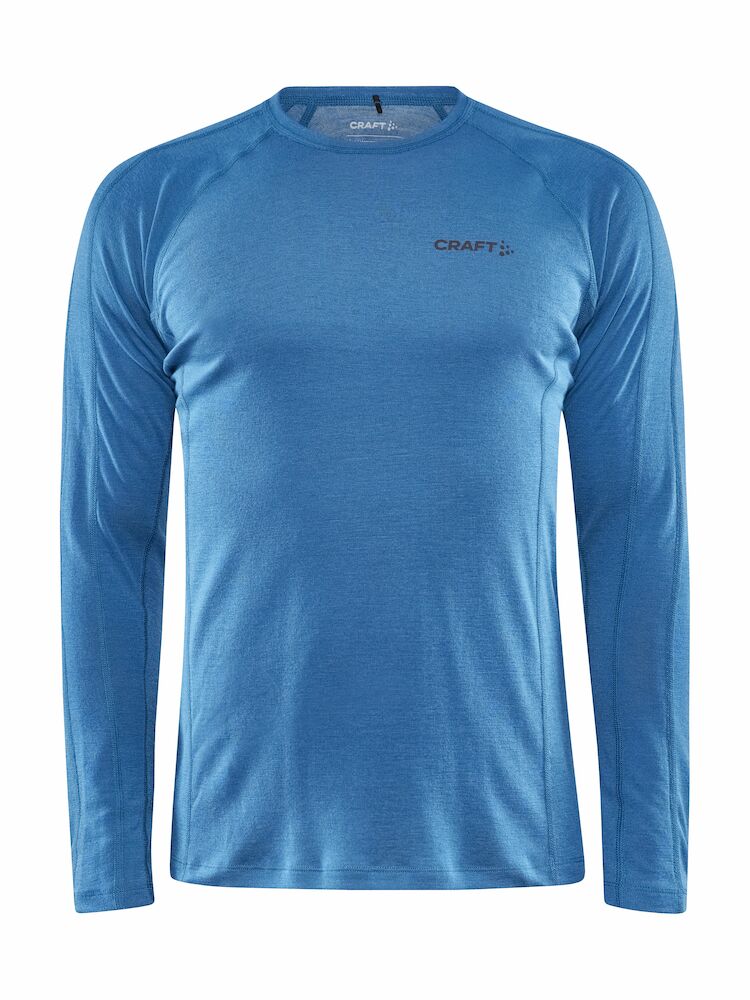 Adv Wool Merino Rn Ls M