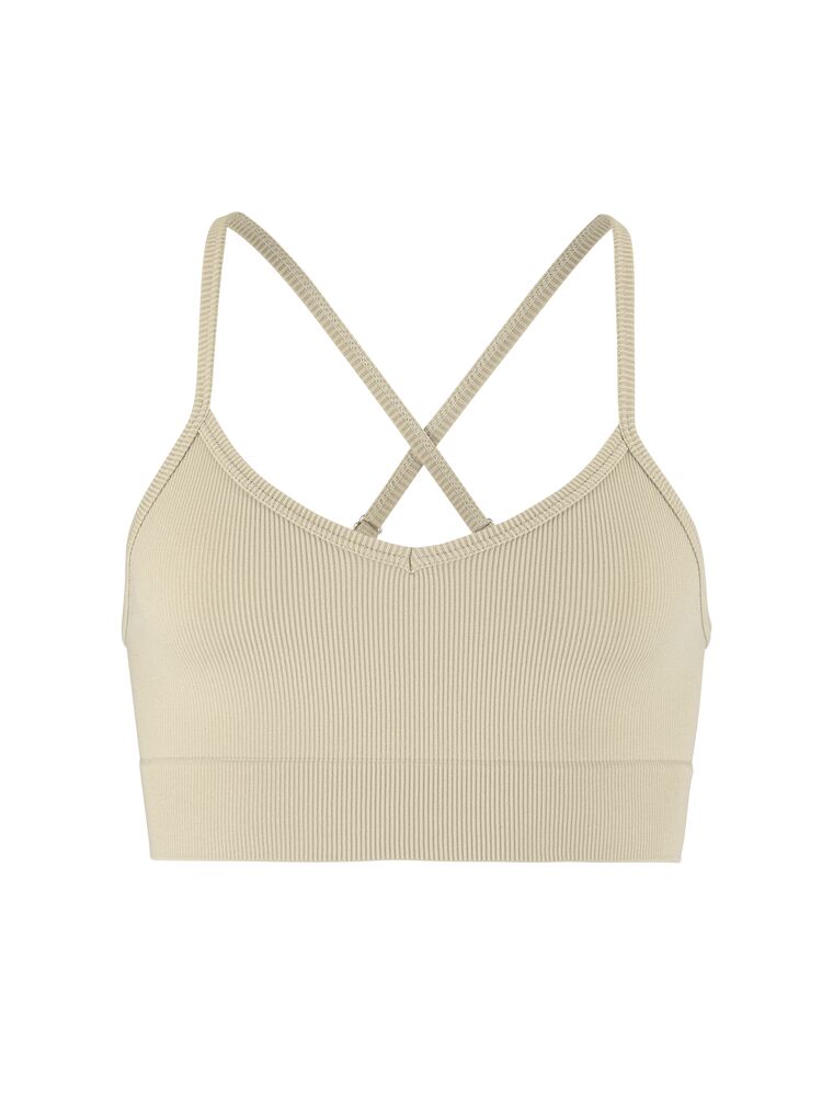 Collective Rib Strap Sports Bra