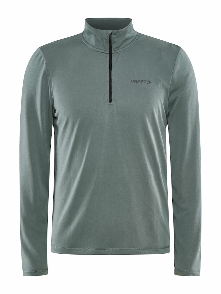Core Essence Bi-Blend Half Zip Ls Tee M