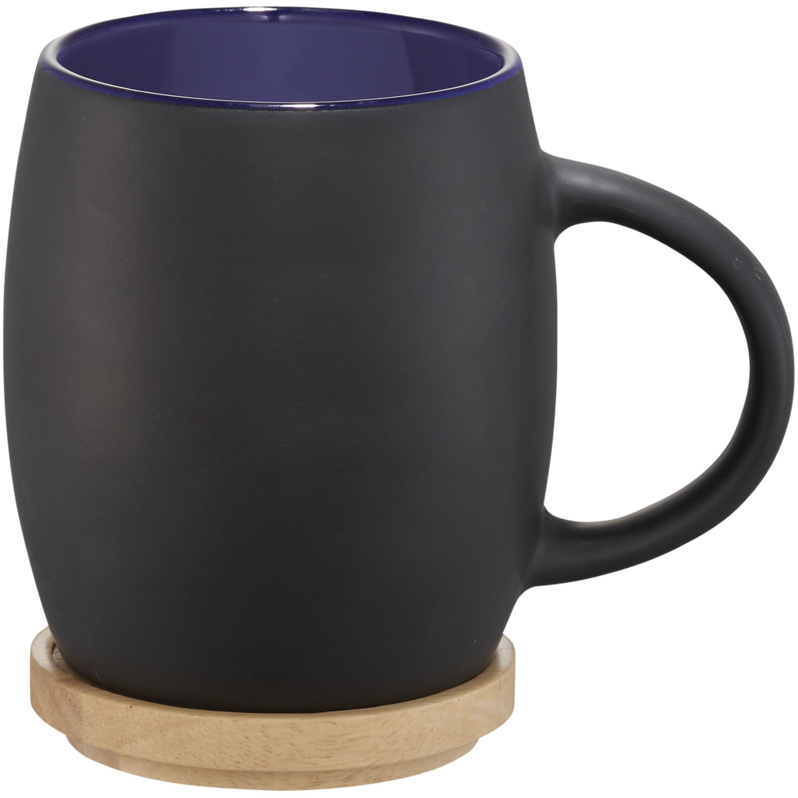 Hearth mugg med underlägg i trä