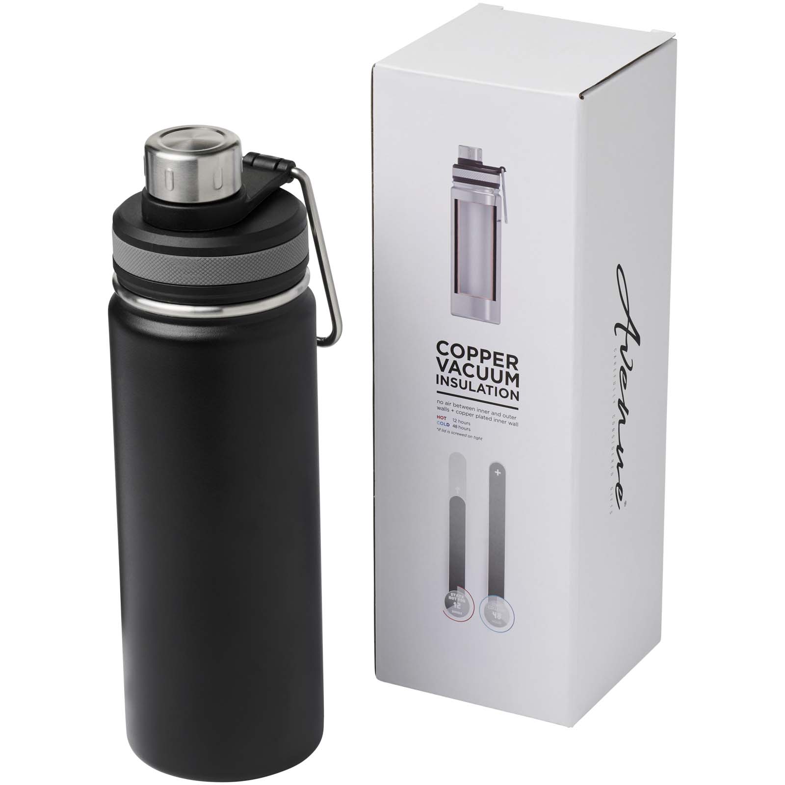 Gessi 590 ml vakuumisolerad sportflaska i koppar