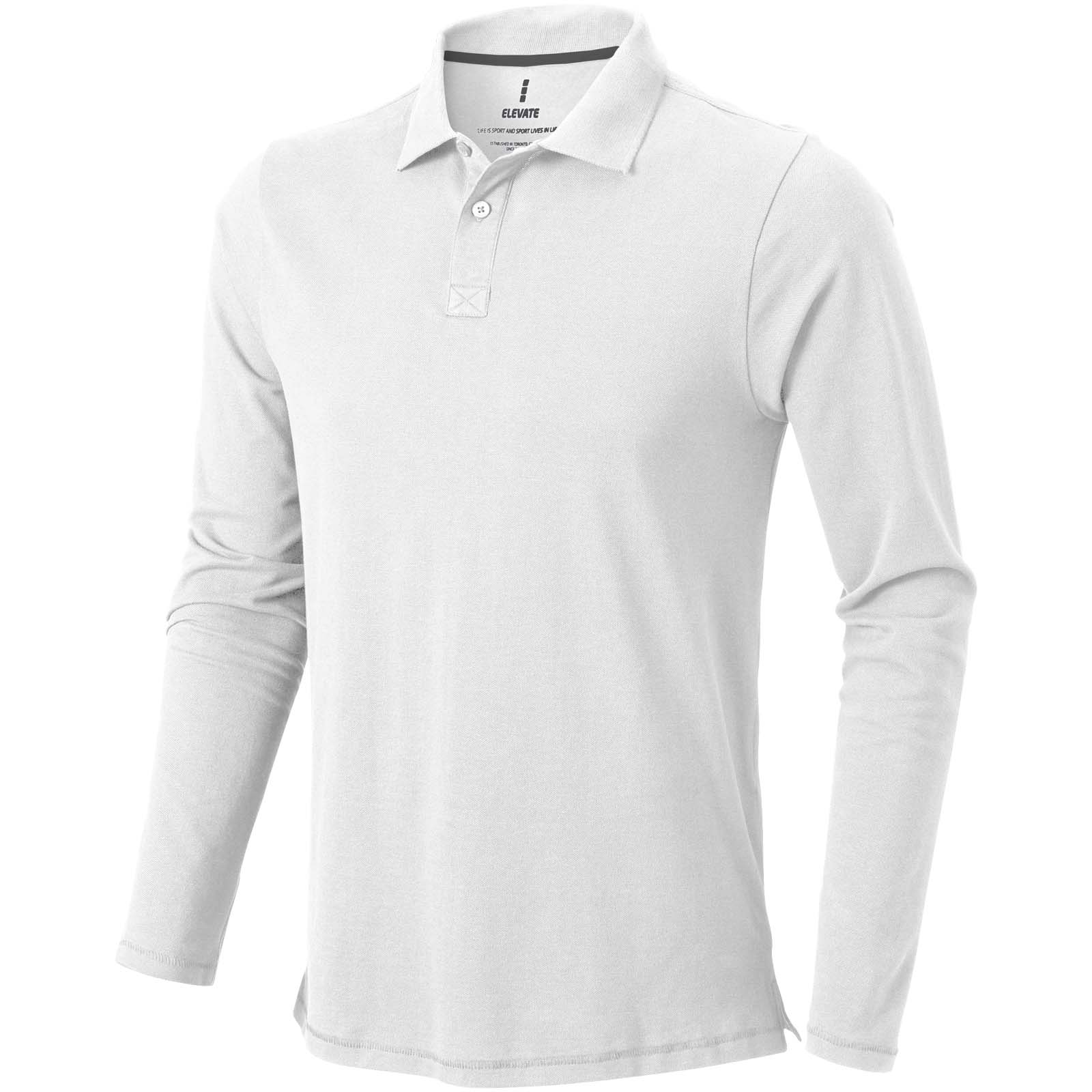 Calgary 180 g/m² långärmad herrpikétröja