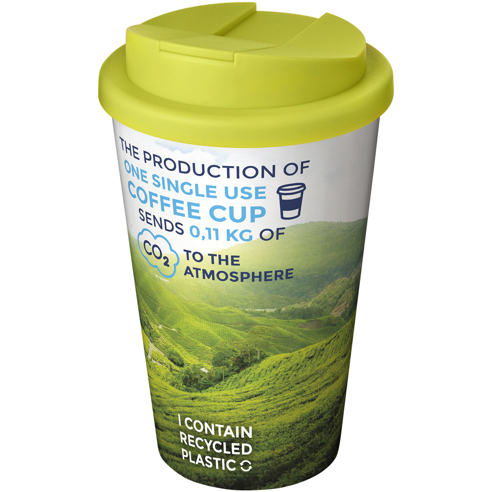 Brite-Americano® 350 ml mugg med spillsäkert lock