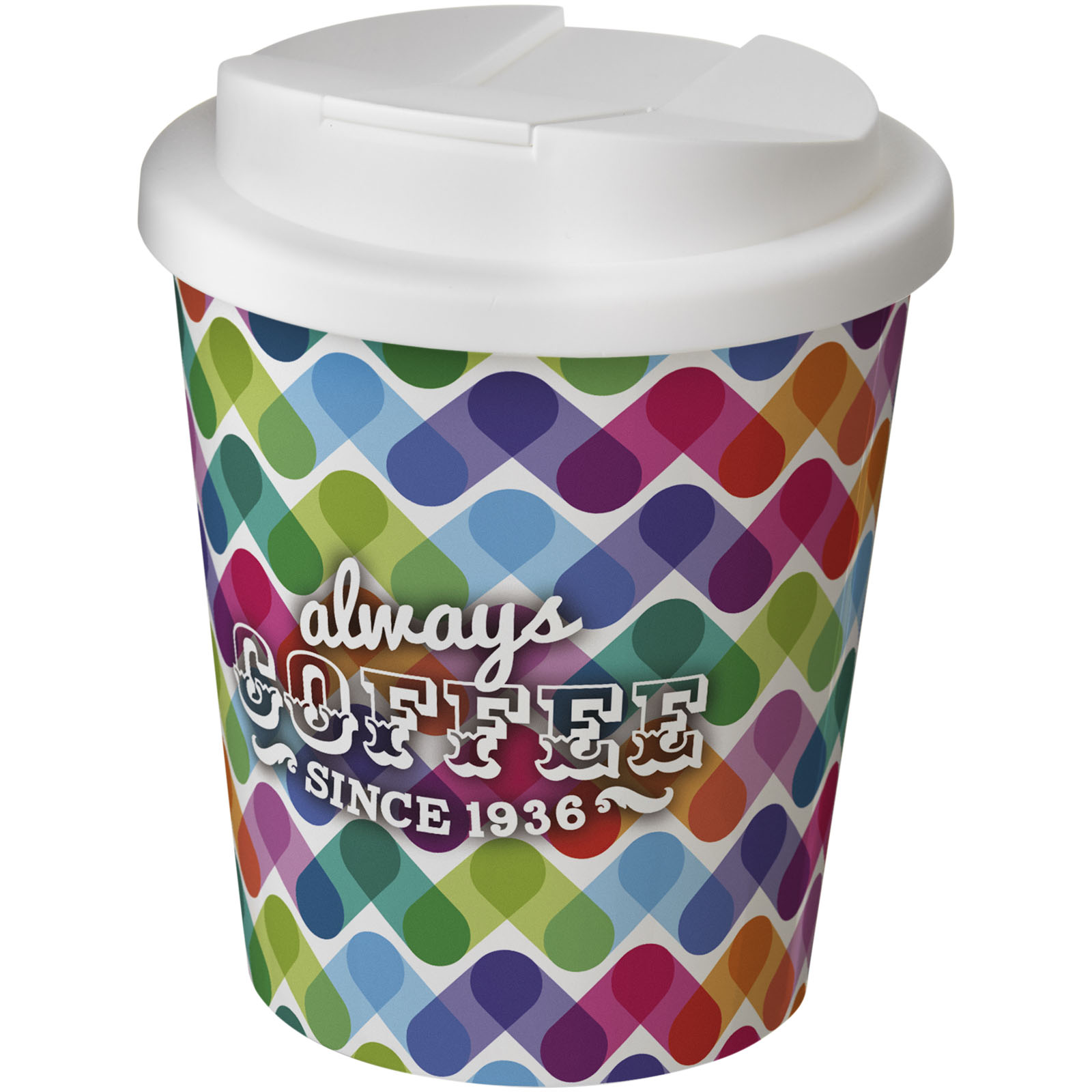 Brite-Americano® Espresso 250 ml mugg med spillsäkert lock