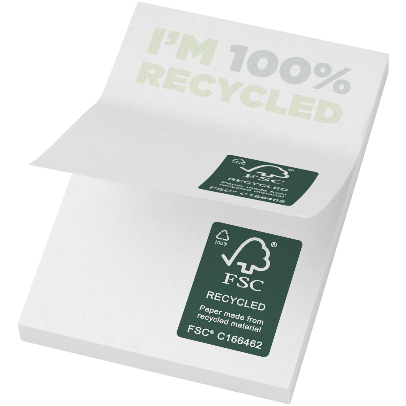 Sticky-Mate® klisterlappar av återvunnet papper 50 x 75 mm
