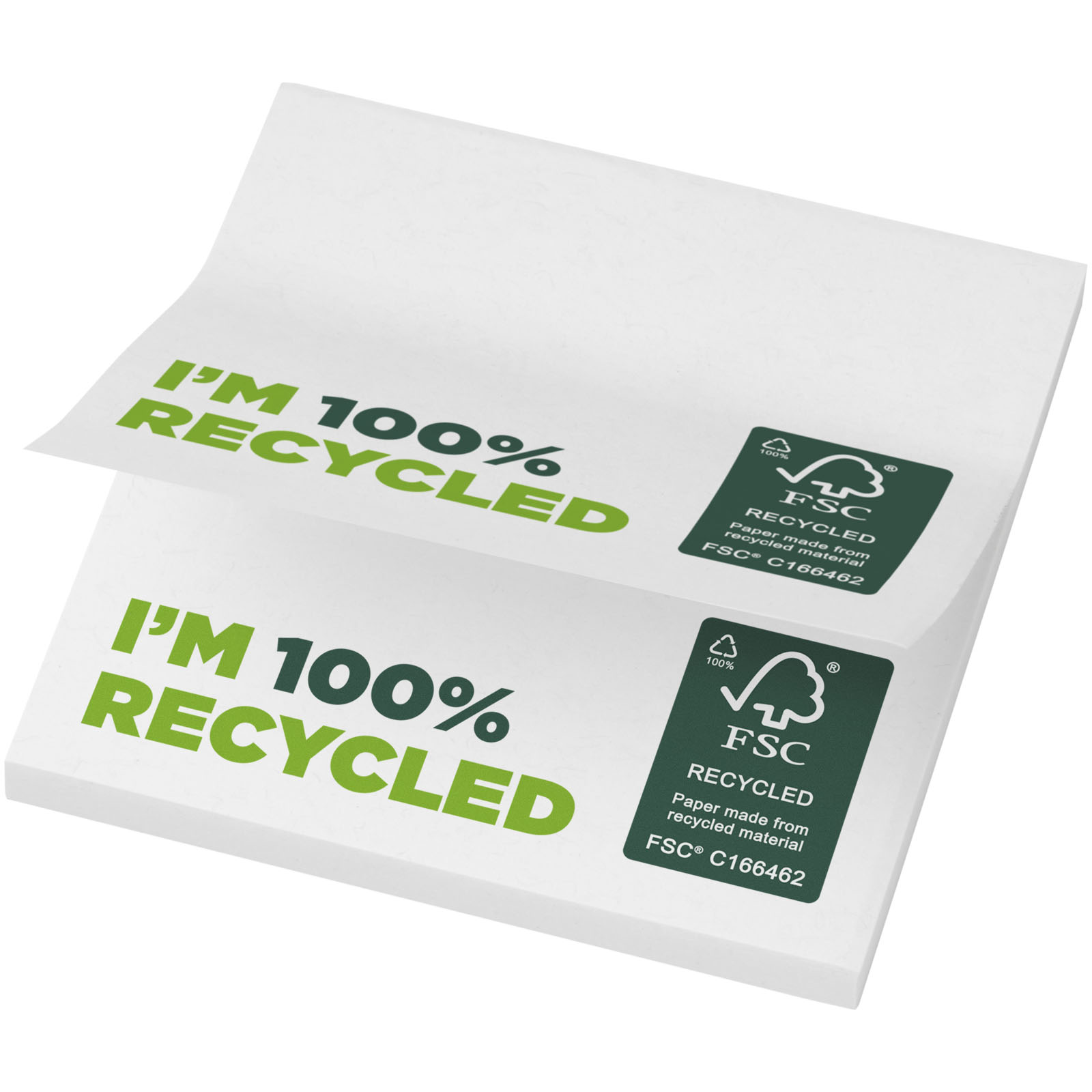 Sticky-Mate® klisterlappar av återvunnet papper 75 x 75 mm