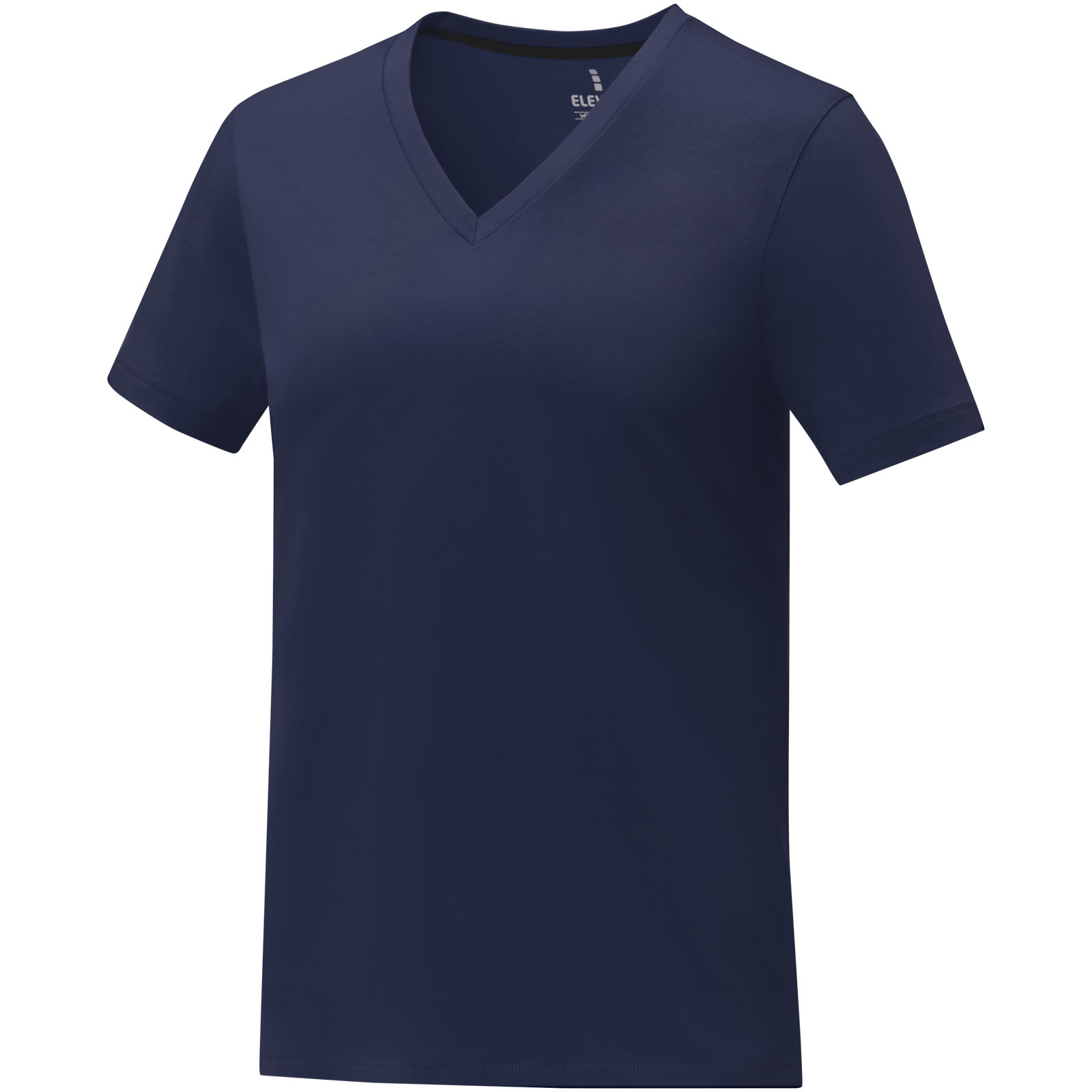 Somoto kortärmad V-ringad t-shirt till dam