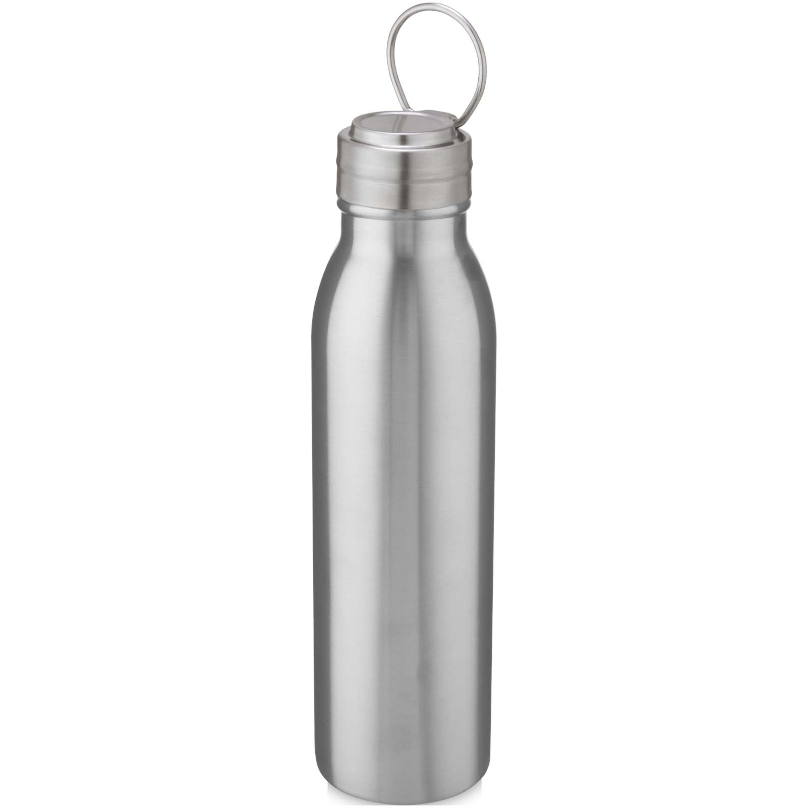 Harper 700 ml sportflaska i rostfritt stål med metalloop