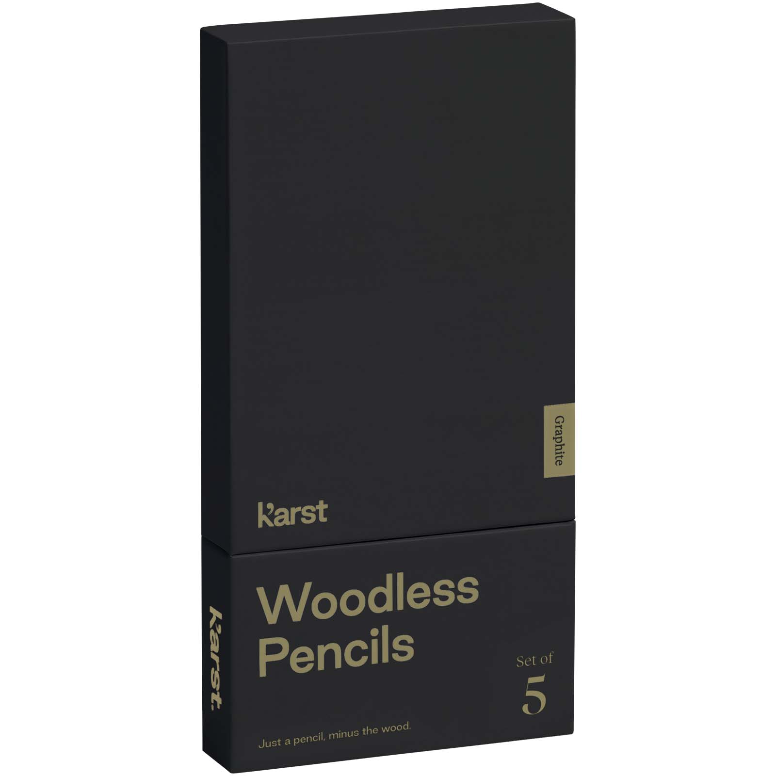 Karst® 5-pack 2B träfria grafitpennor