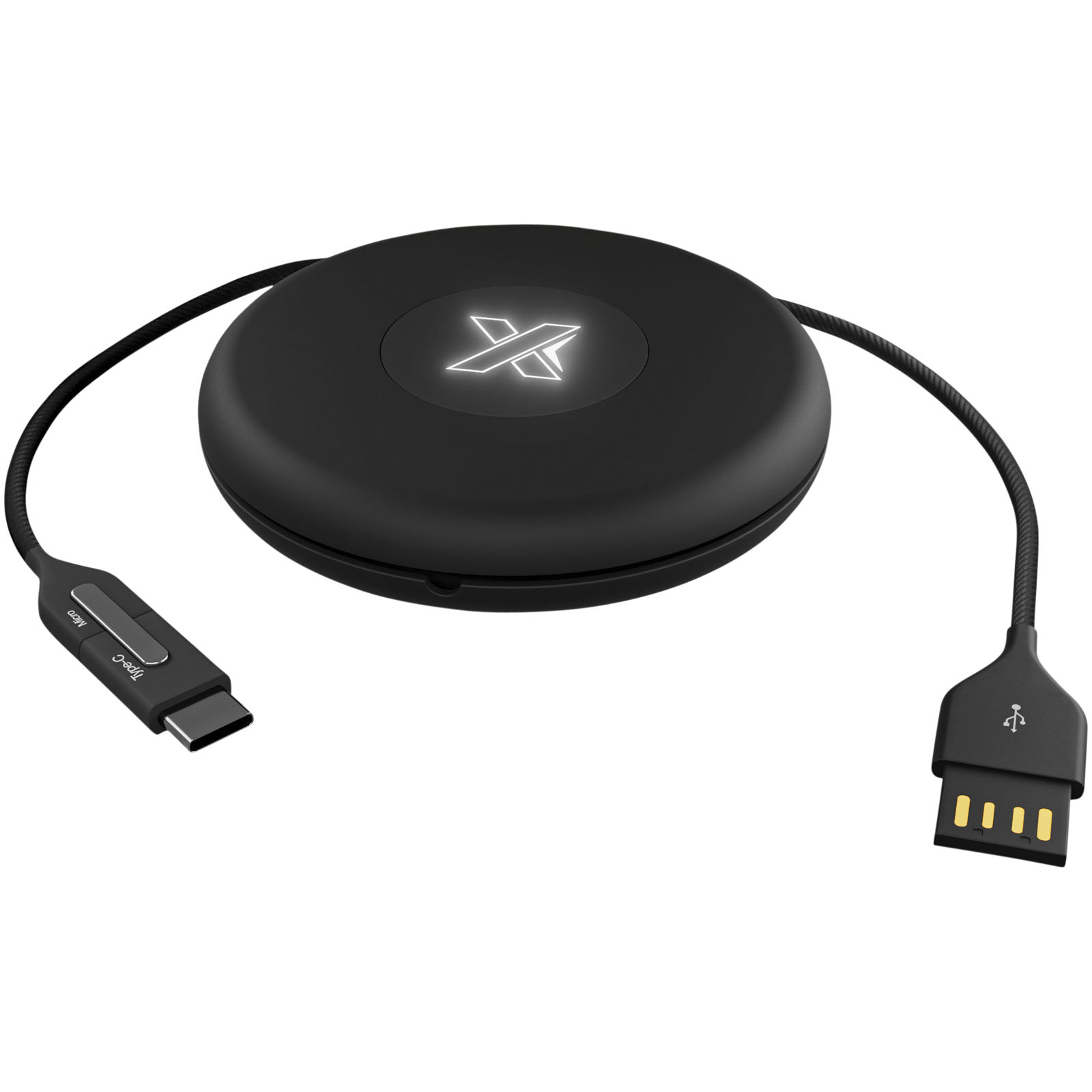 SCX.design C18 3-i-1 light-up resekabel