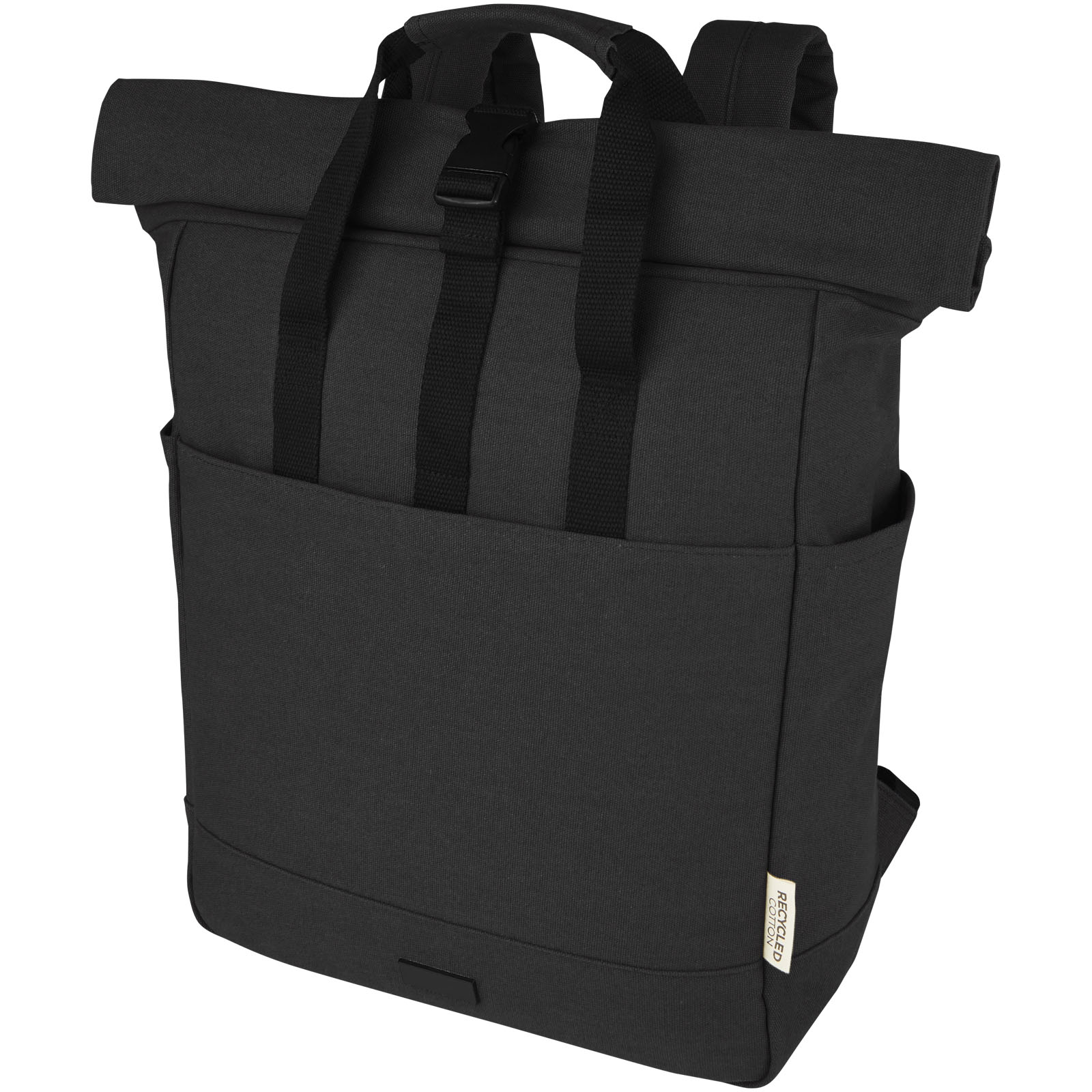 Joey 15" laptopväska med rullstängning av GRS-återvunnen canvas 15 liter