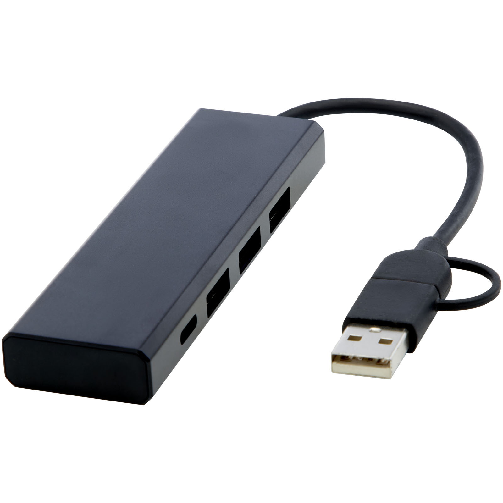 Rise USB 2.0-hubb av RCS-återvunnen aluminium