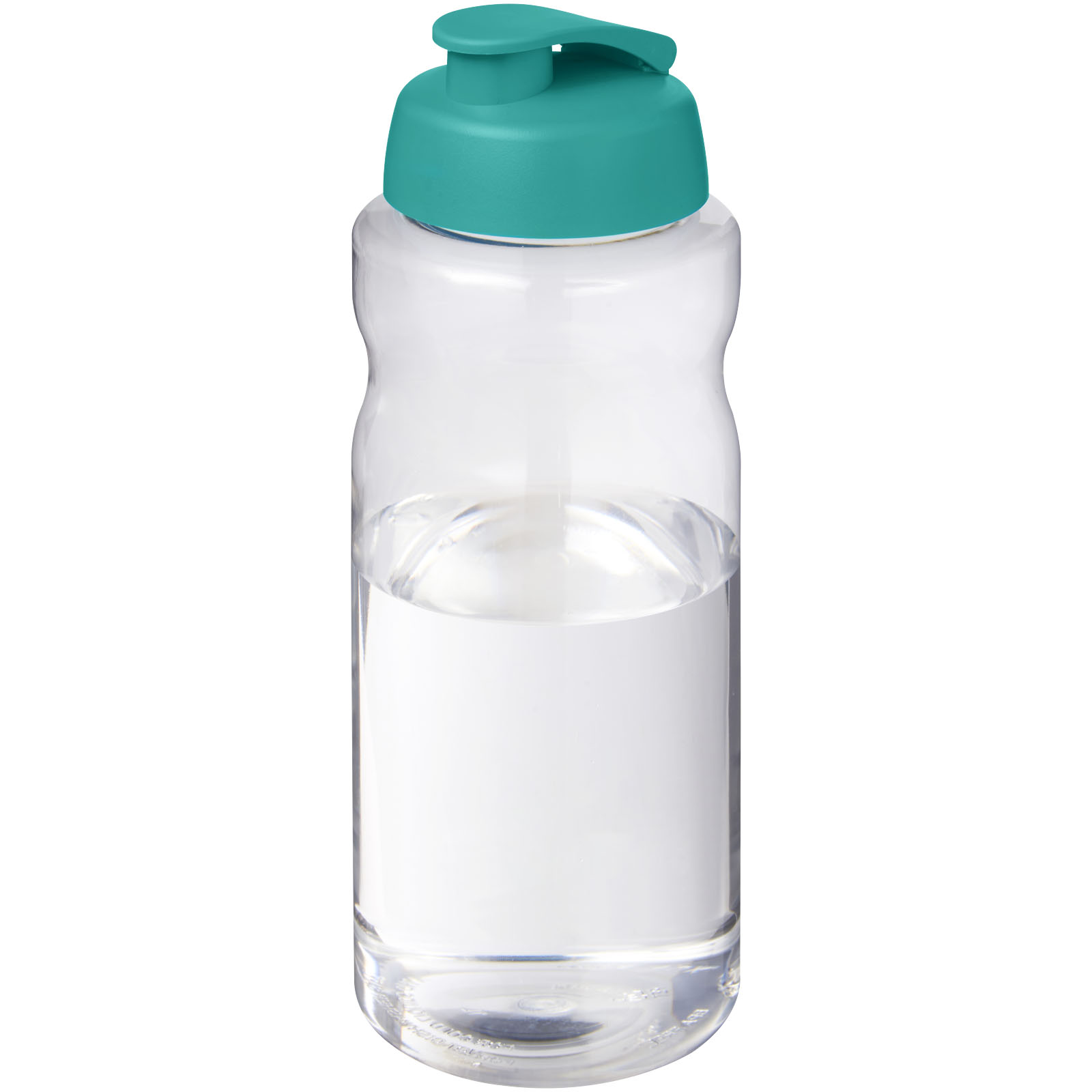 H2O Active® Big Base 1-liters sportflaska med uppfällbart lock