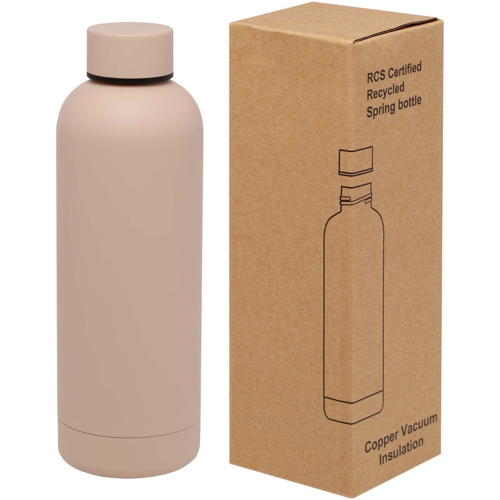 Spring RCS-certifierad vakuumisolerad flaska i koppar, 500 ml