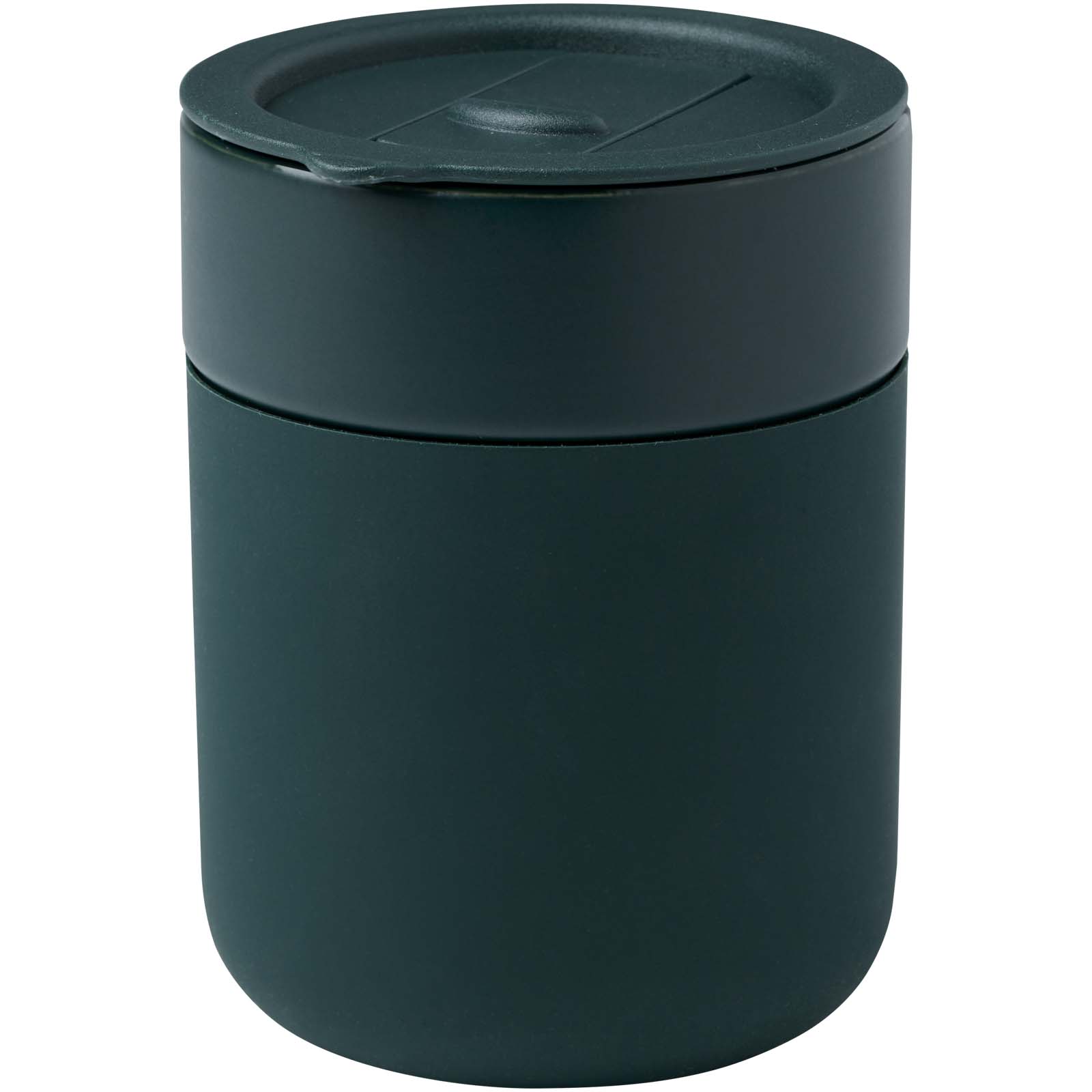 Java keramisk termos med silikonfolie och plastlock, 330 ml