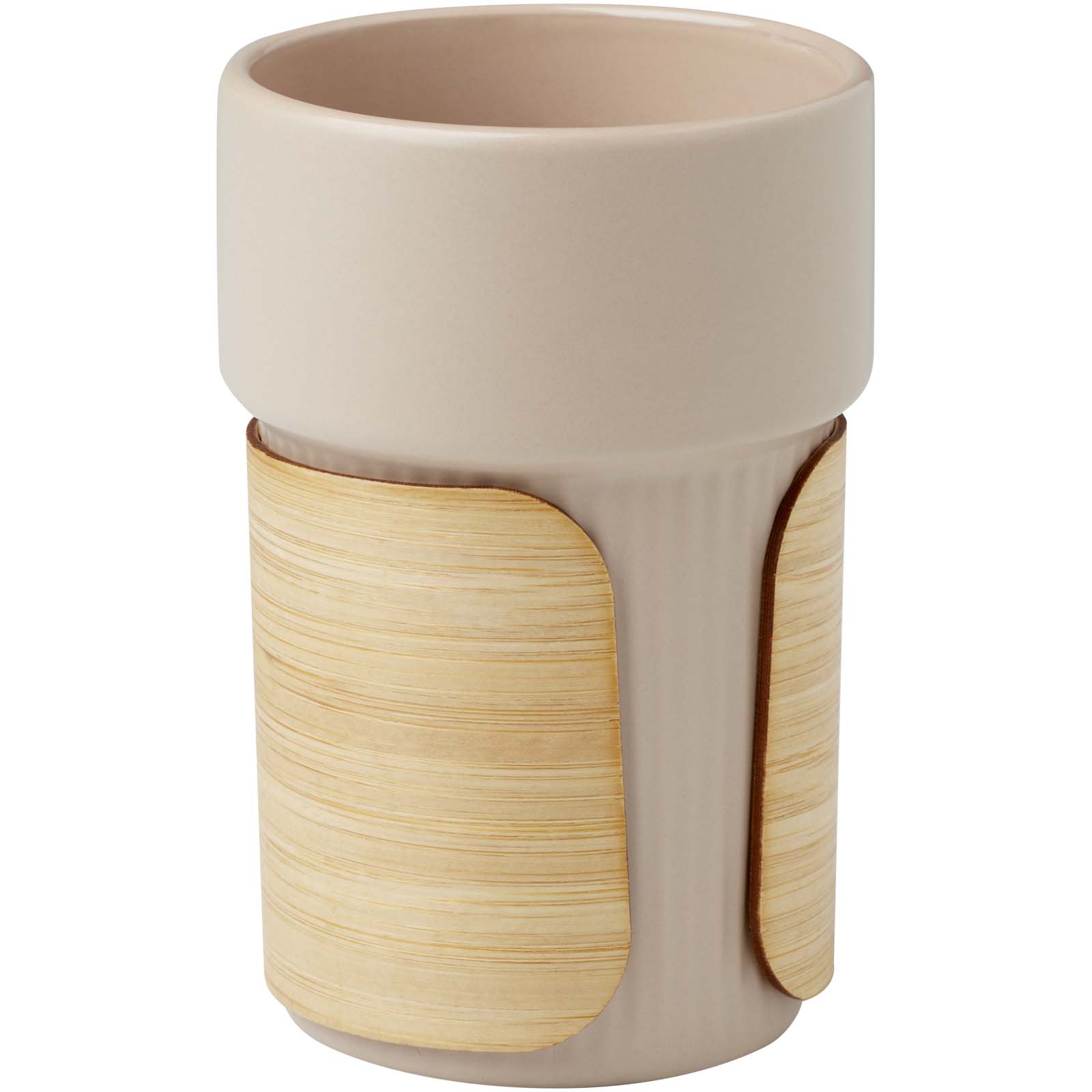 Fika 340 ml mugg med bambugrepp