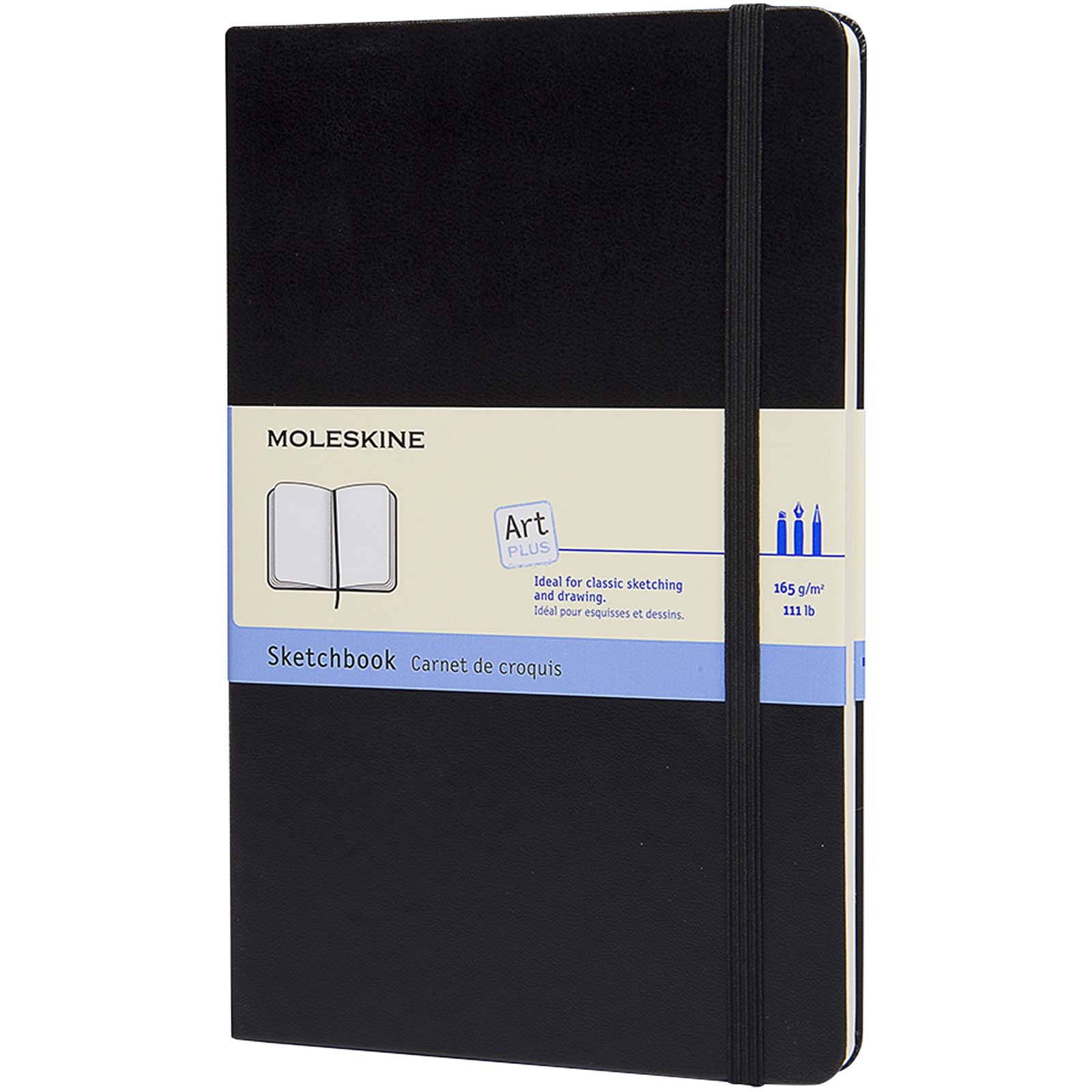 Moleskine stor skissbok för konst