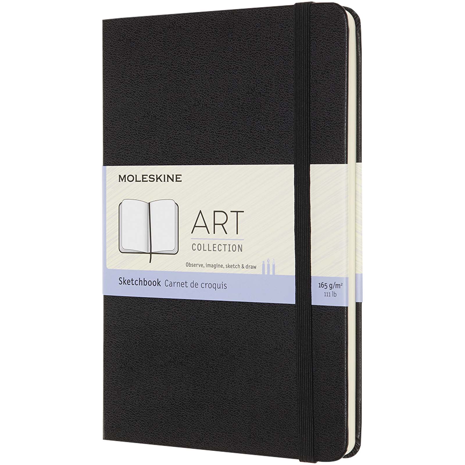 Moleskine medium skissbok för konst