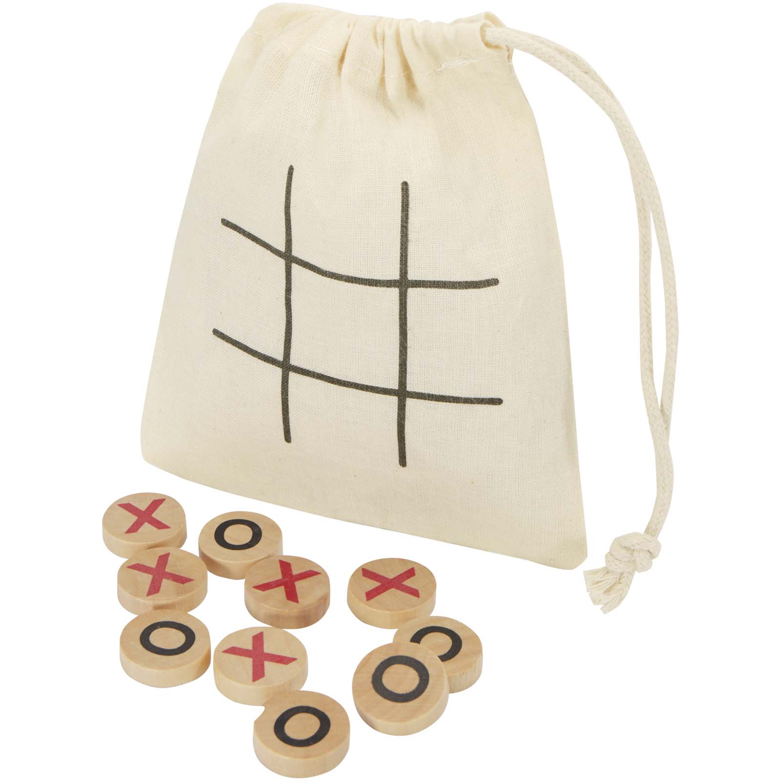 Whorl tic-tac-toe-spel av trä