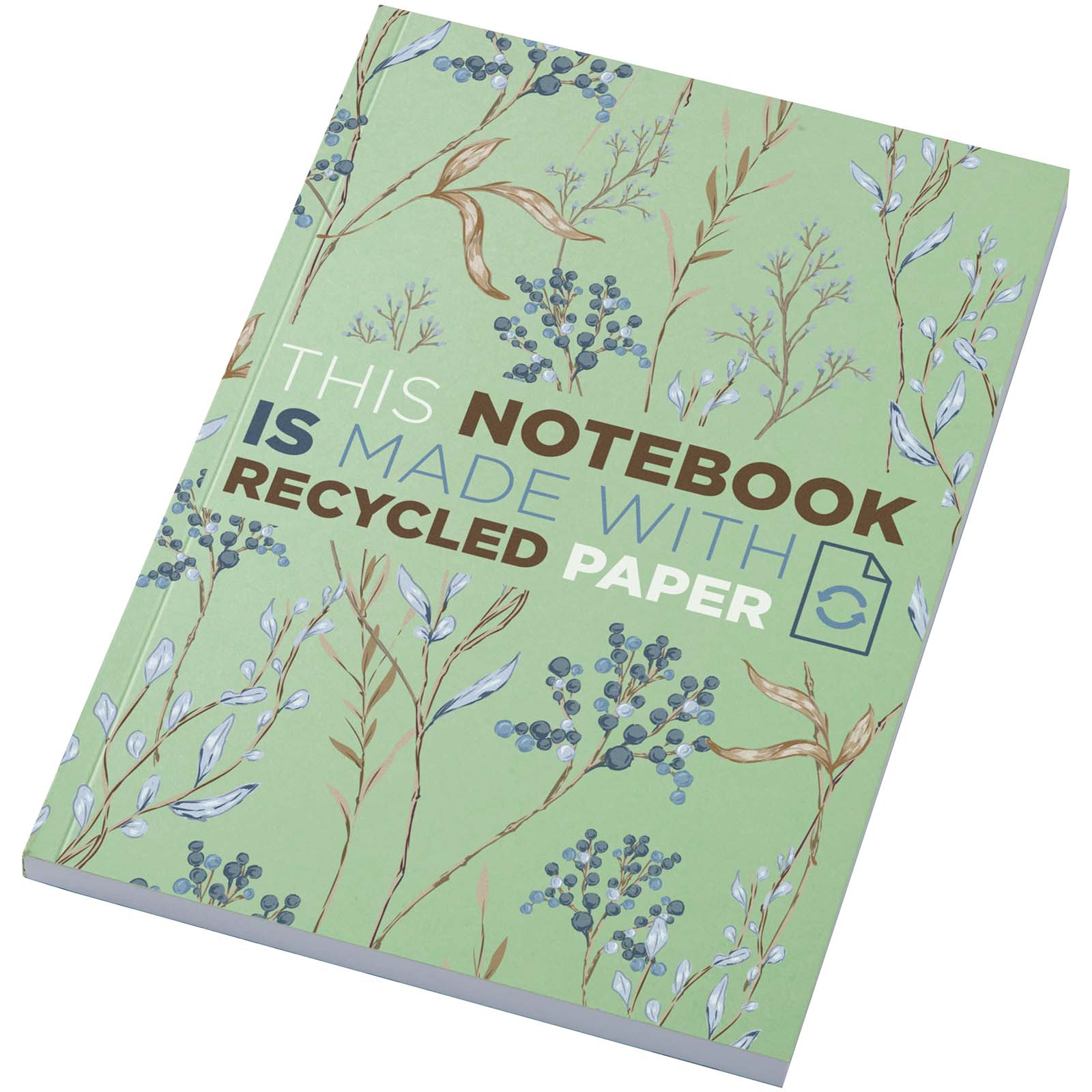 Novella Austen Colours A5 anteckningsbok med mjukt omslag av återvunnet material, 100 ark