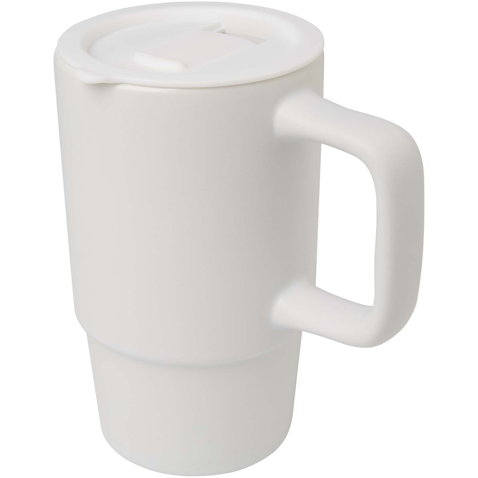 Carter 450 ml keramisk mugg med plastlock