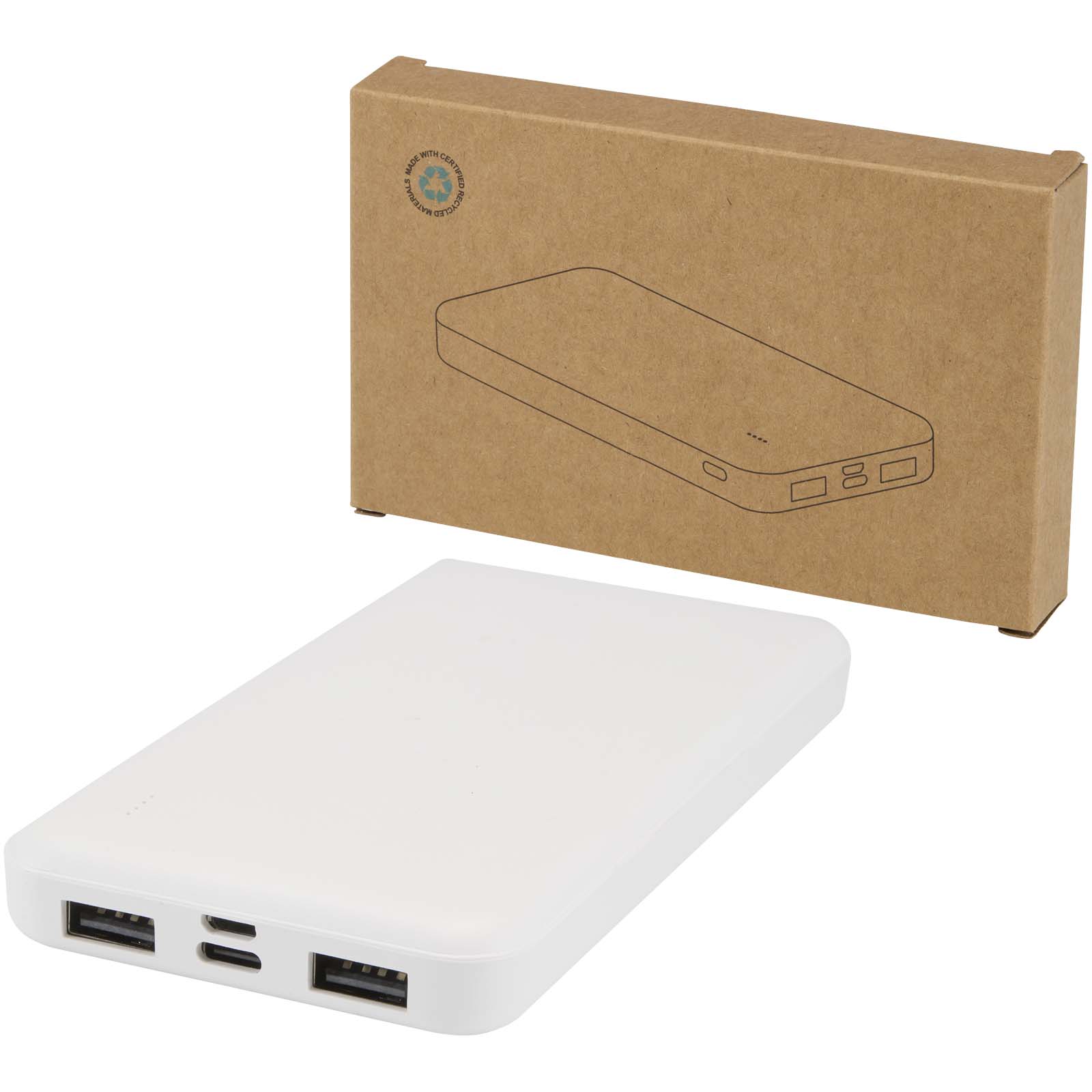 Intan 10 000 mAh 10 W powerbank av återvunnen plast