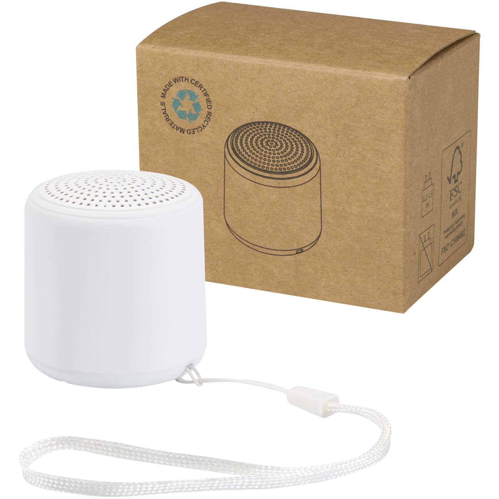 Velkis trådlös Bluetooth-högtalare på 3 W av återvunnen plast
