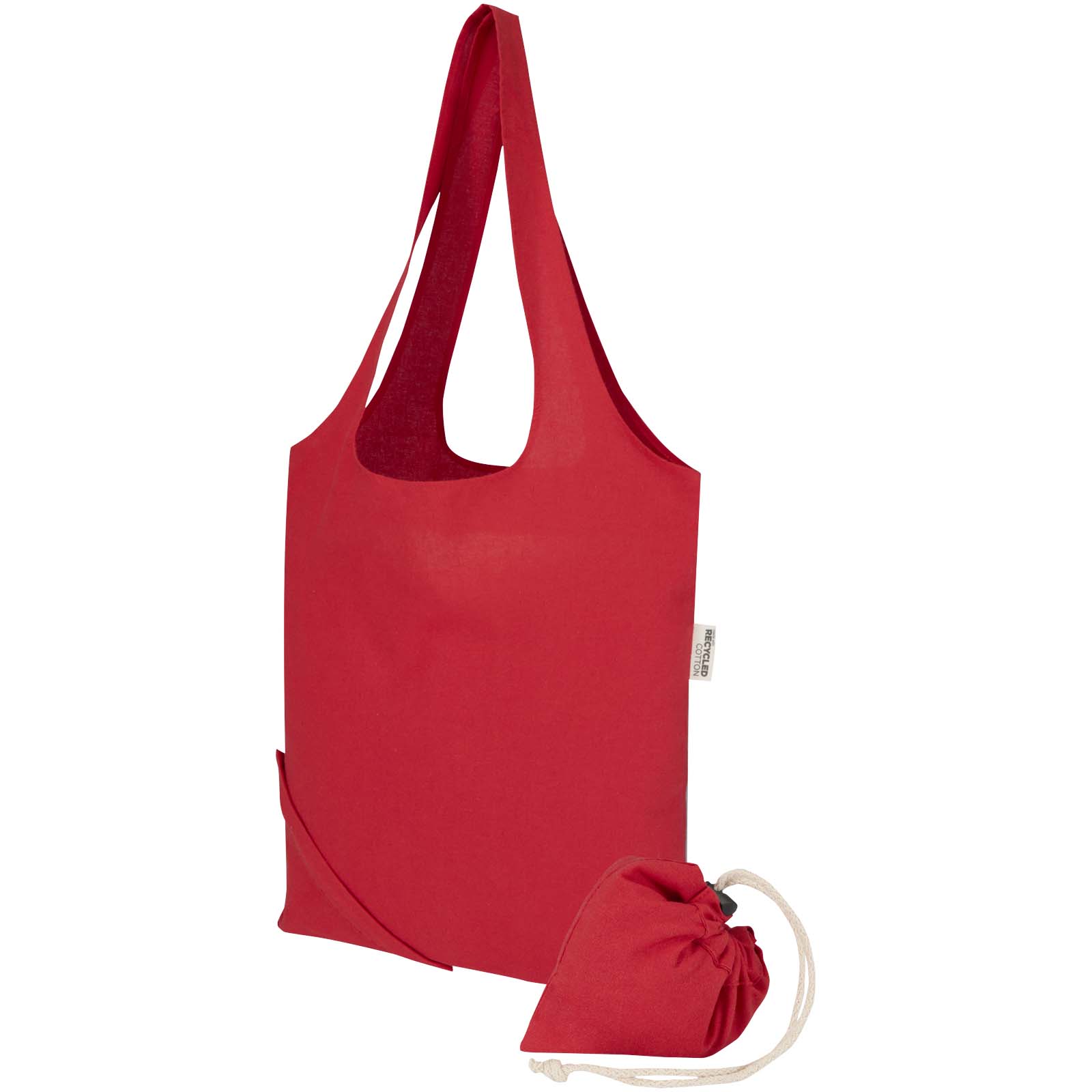 Madras Blend 140 g/m² GRS-certifierad återvunnen vikbar bomullskasse 7 L