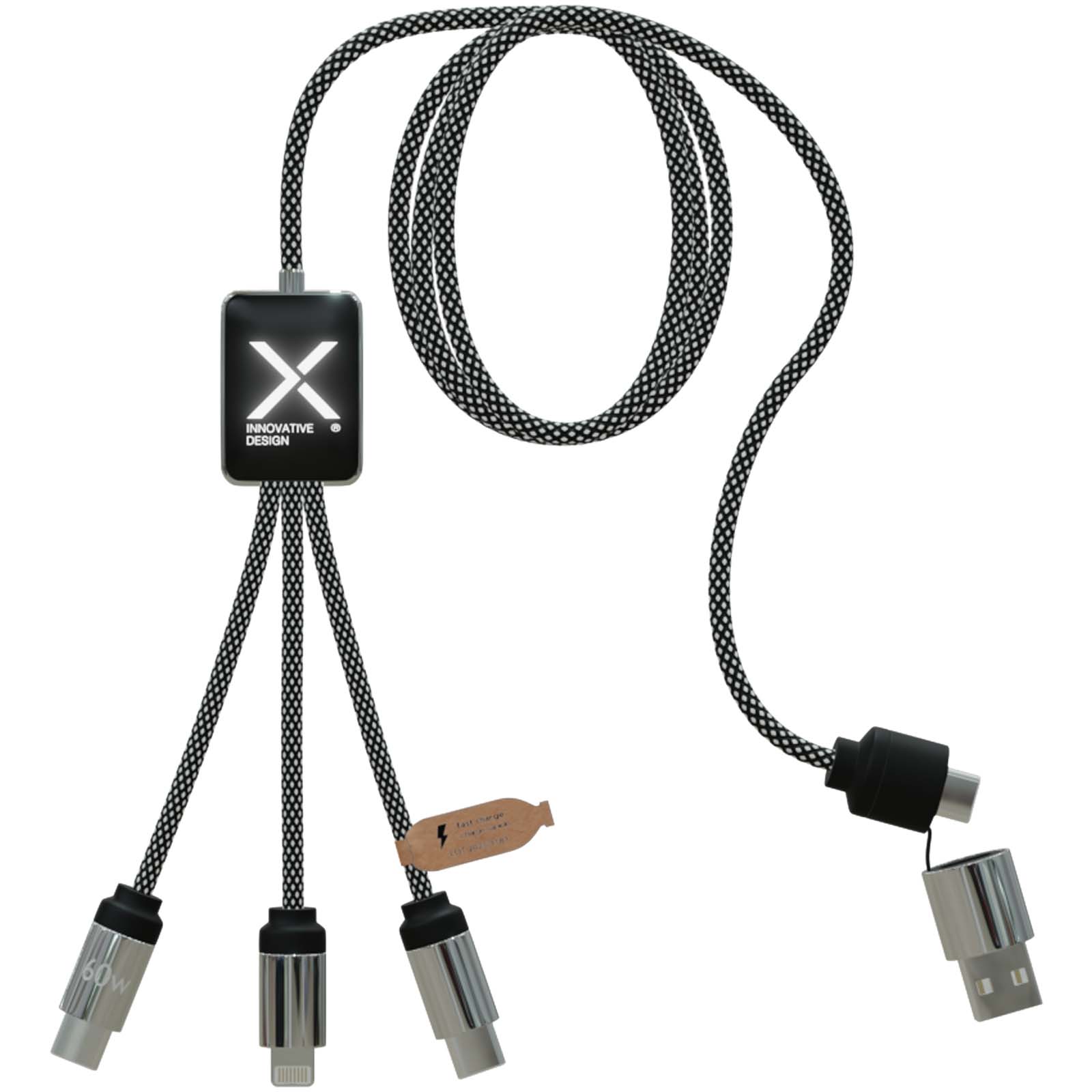 SCX.design C33 Type-C-laddningssladd på 60 W med dubbelupplyst logotyp