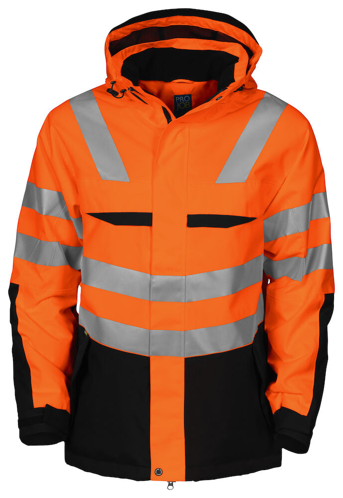 6418 Fodrad Funktionsjacka En Iso 20471 Klass 3