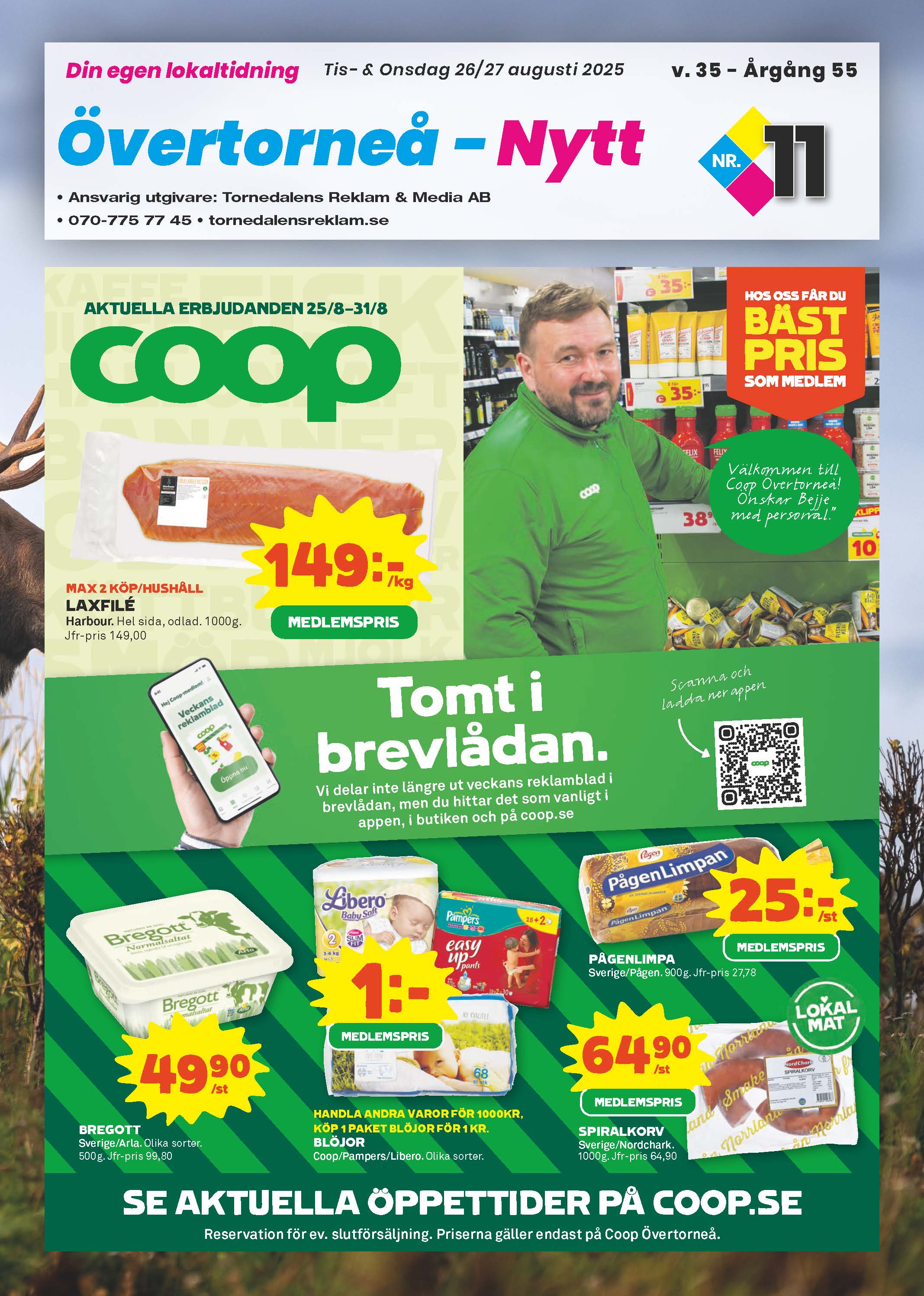 Senaste numret av Övertorneå-Nytt